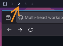 Waybar workspaces